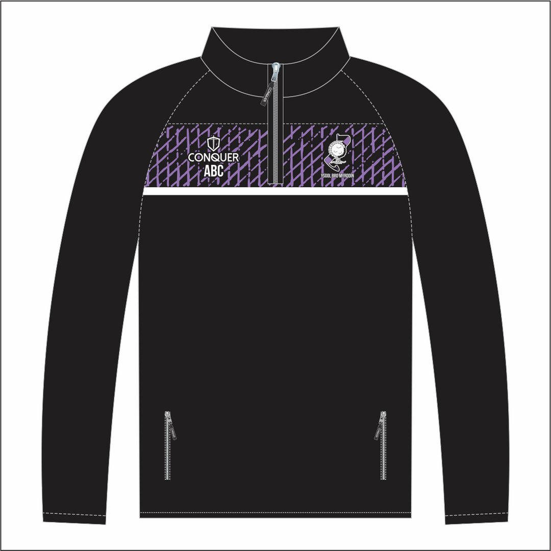 Ysgol Bro Myrddin 1/4 Zip Midlayer