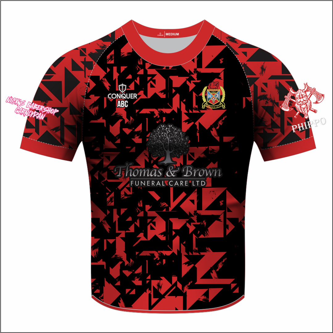 Nantyglo RFC U13 Red Sublimated T-Shirt Kids