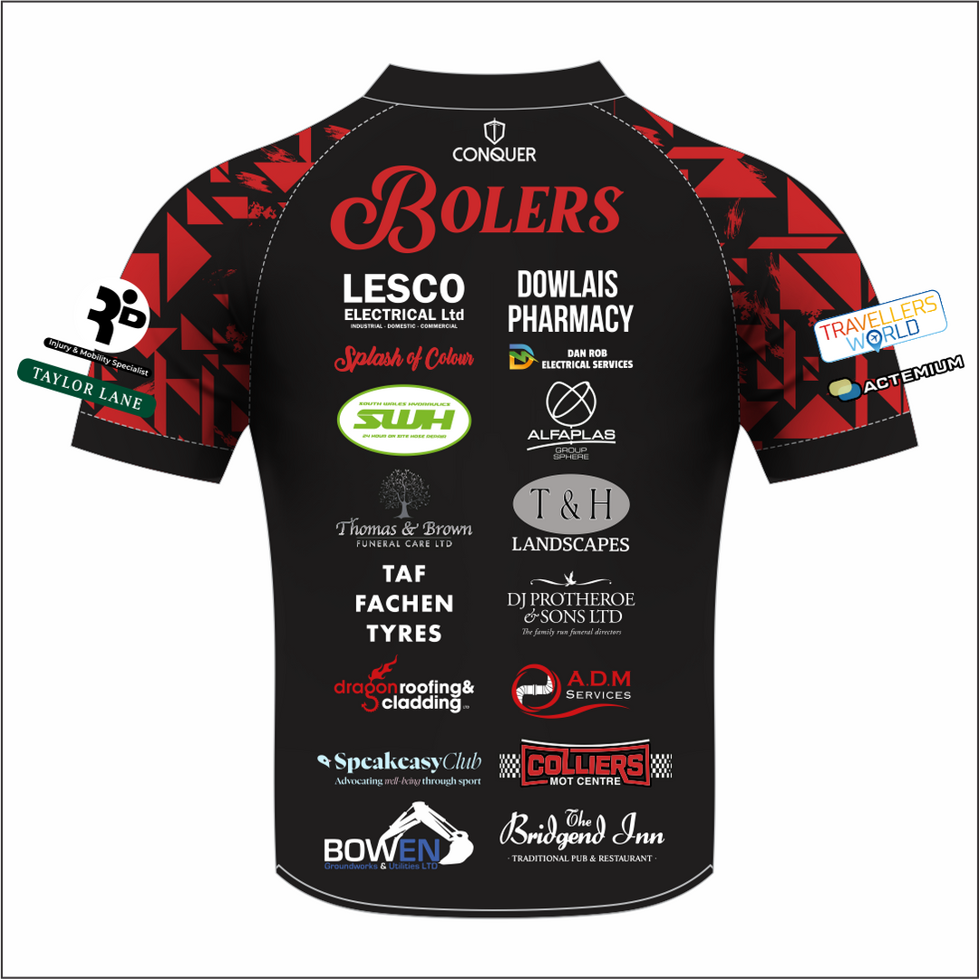 Nantyglo RFC Seniors Black Sublimated T-Shirt (Kids)