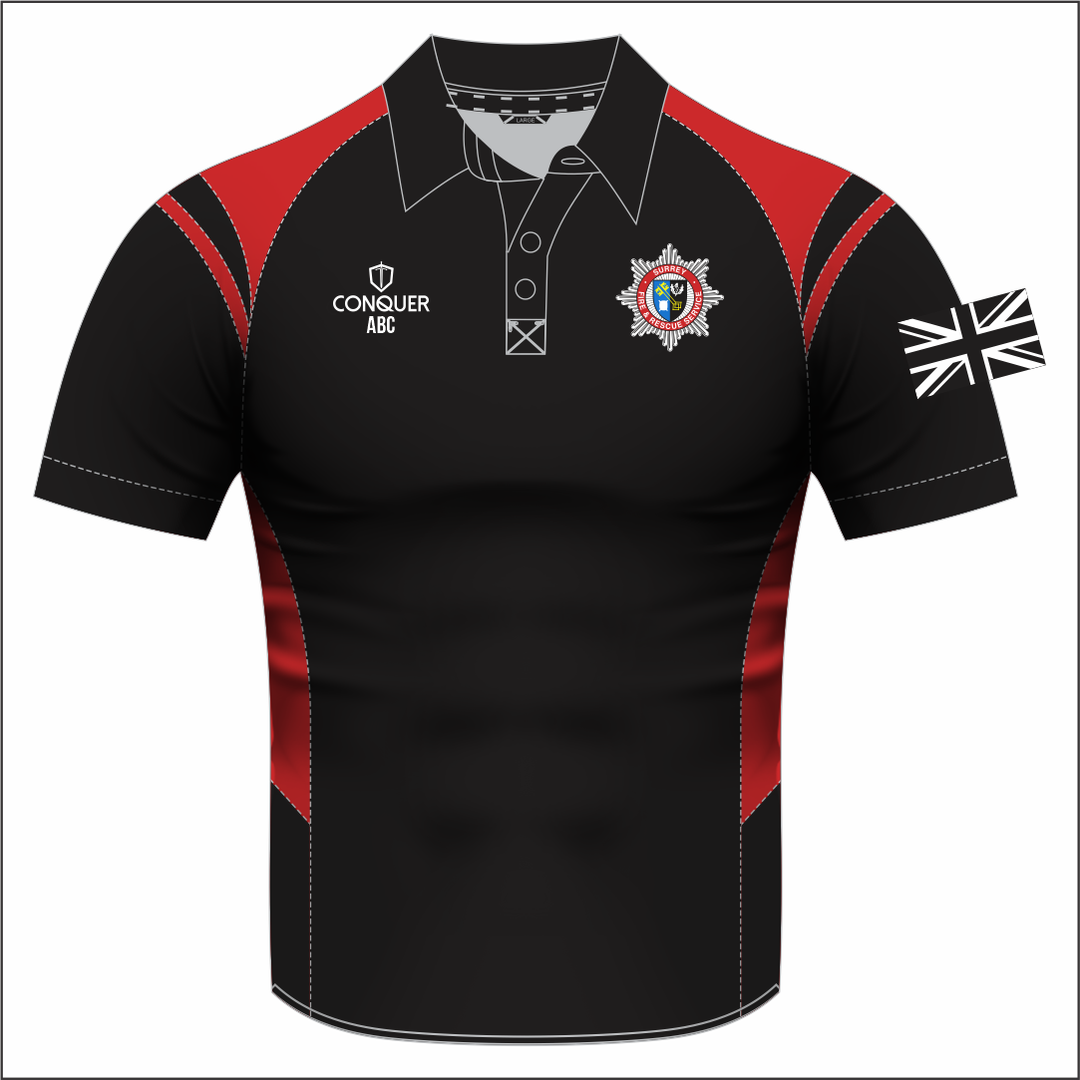 Surrey Fire And Rescue Sublimated Polo Shirt