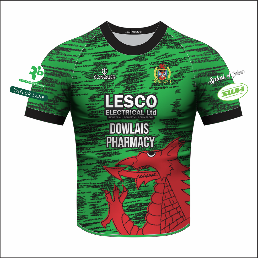 Nantyglo RFC Replica Away PRO Fit Rugby Shirt (Kids)