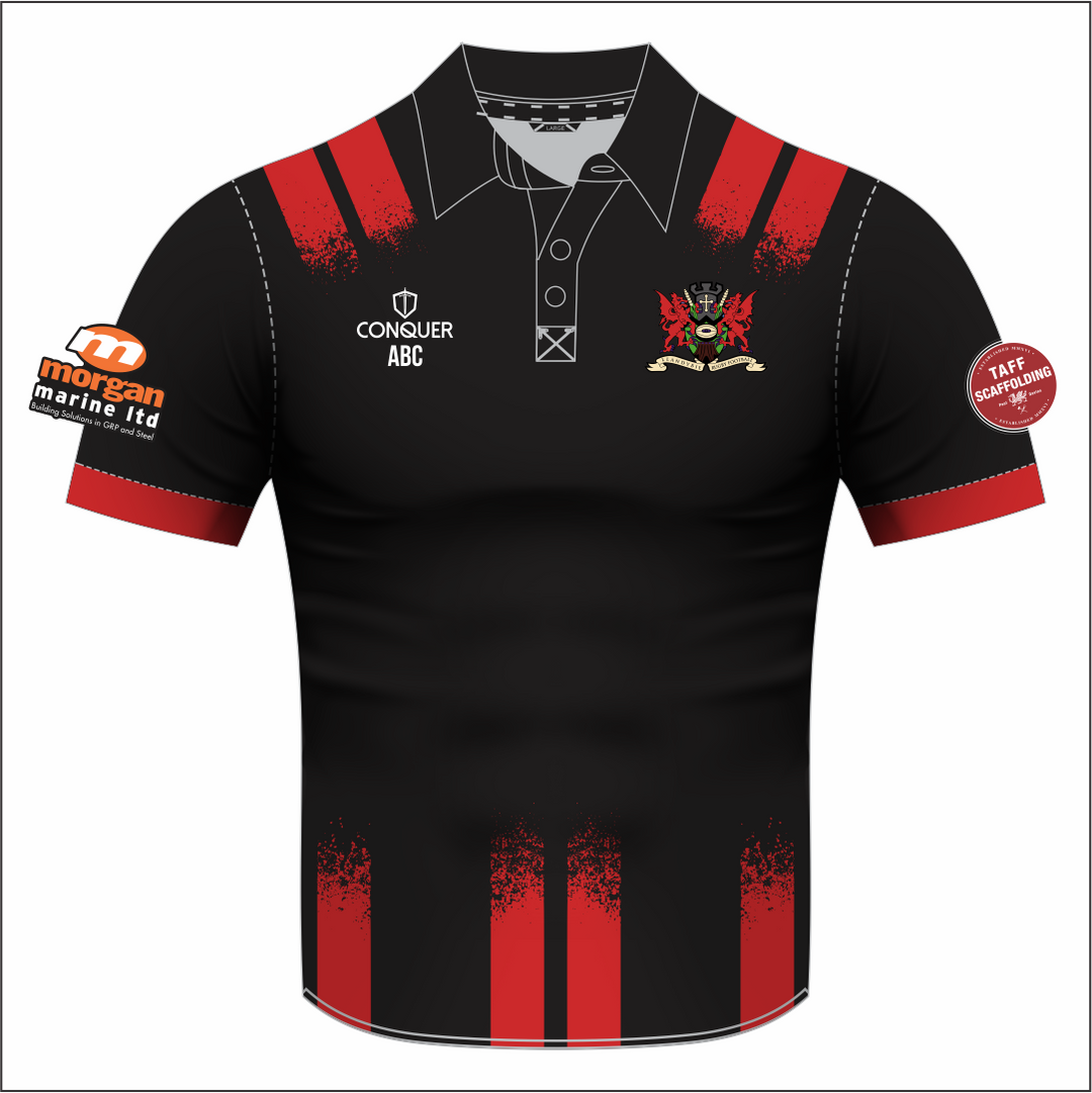 Llandybie RFC Sublimated Polo Shirt Kids