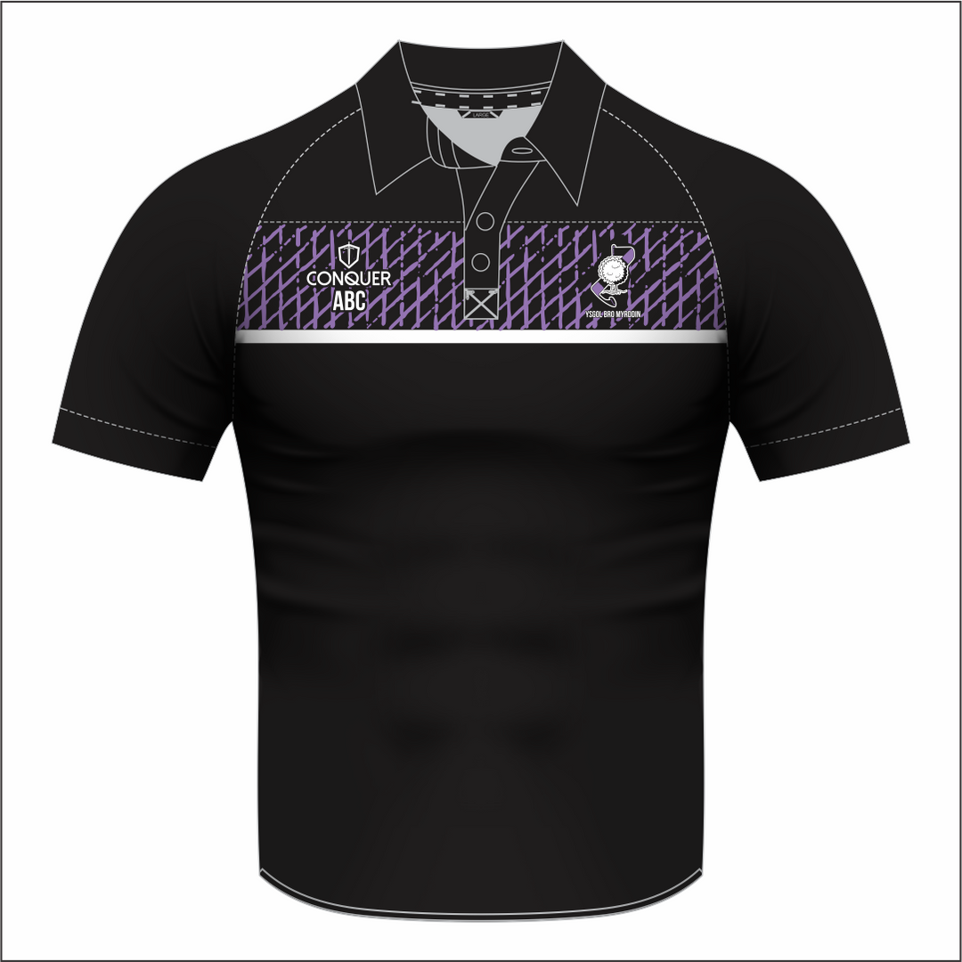 Ysgol Bro Myrddin Sublimated Polo Shirt