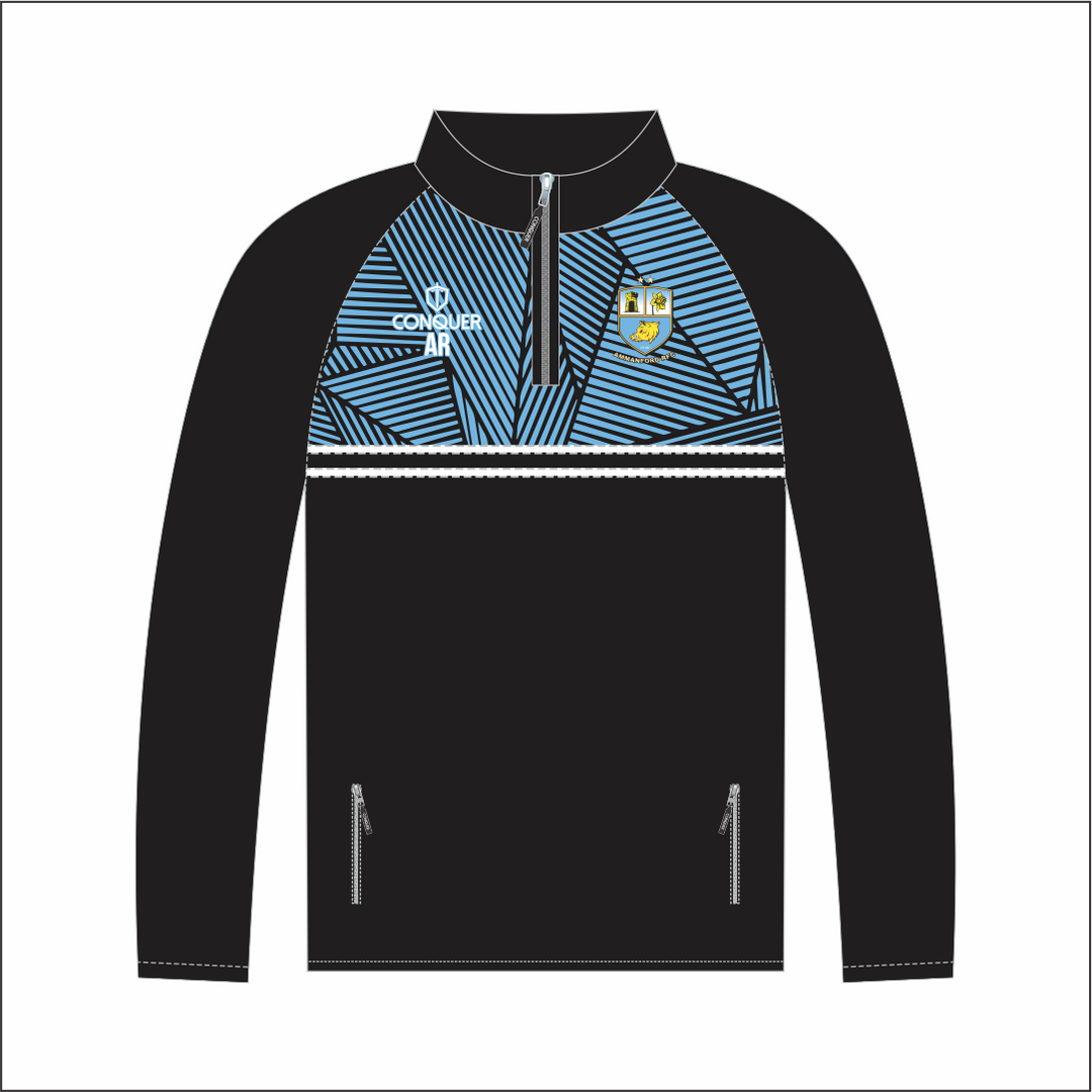 Ammanford RFC 1/4 Zip Midlayer (Kids)