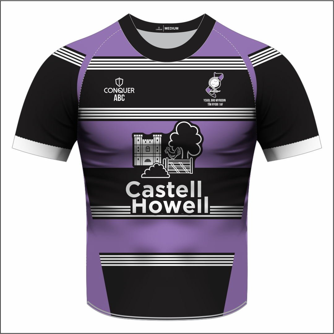 Ysgol Bro Myrddin Tim 1af Rugby Sublimated T-Shirt