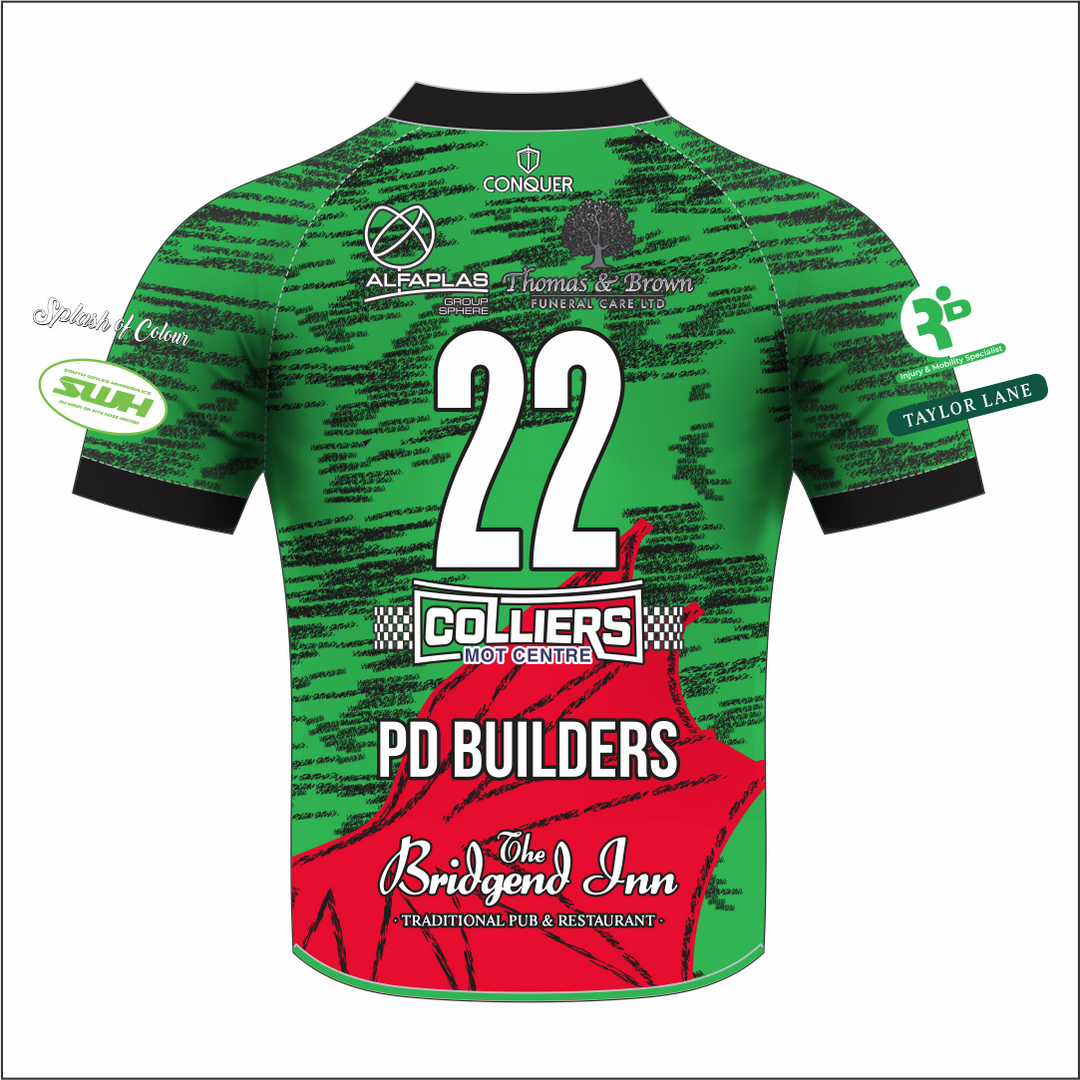 Nantyglo RFC Replica Away Jersey Sublimated T-Shirt (Kids)