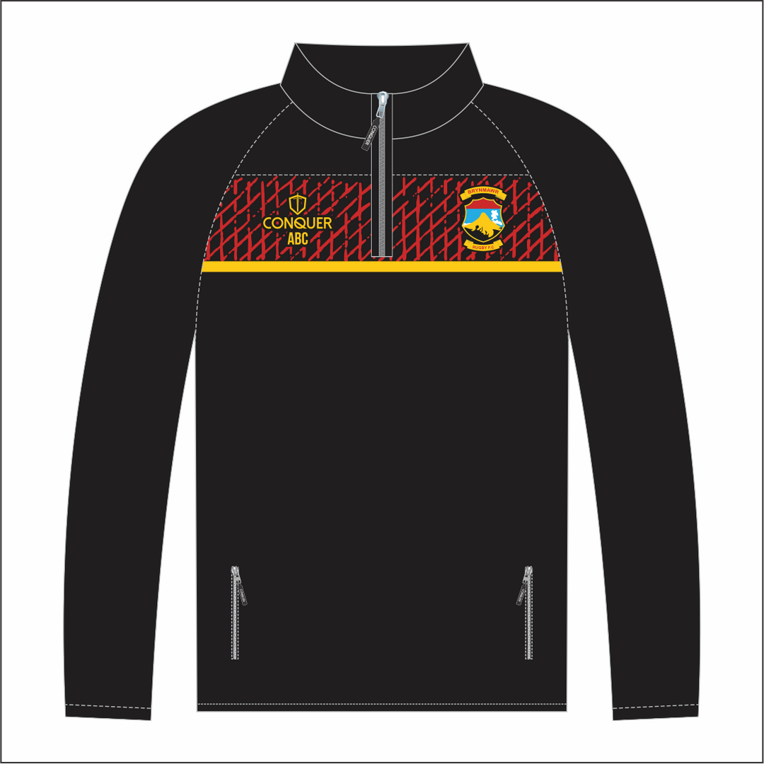 Brynmawr RFC 1/4 Zip Midlayer (Kids)