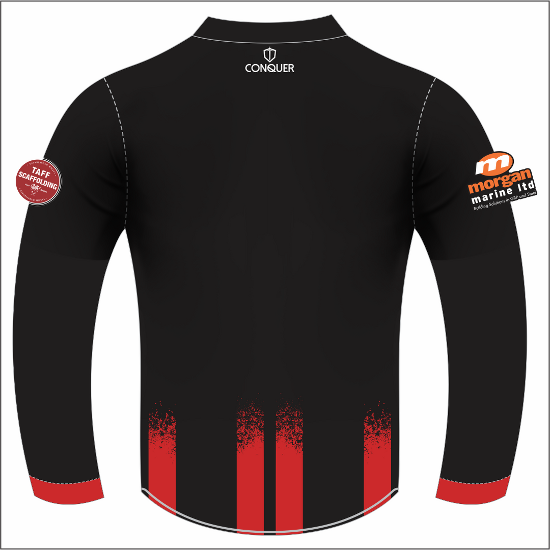 Llandybie RFC Sublimated Long Sleeved Polo Shirt Kids