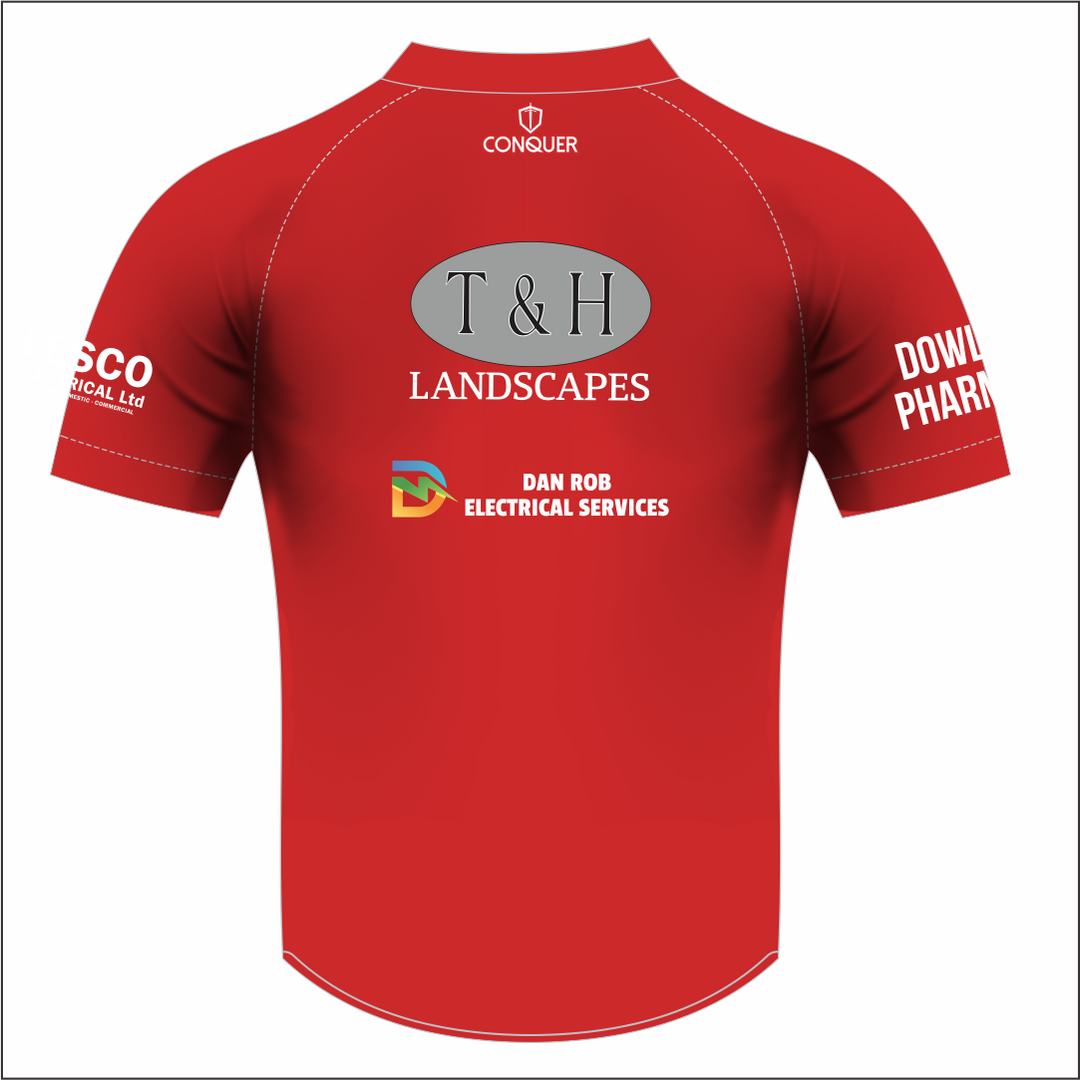 Nantyglo RFC Senior Red Sublimated Polo Shirt