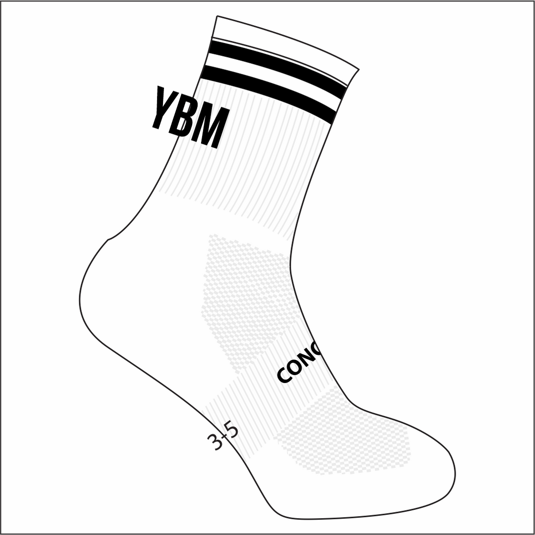 Ysgol Bro Myrddin Rugby Crew Socks Kids (