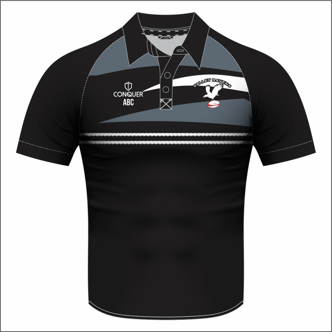 Valley Ravens RFC Sublimated Polo Shirt