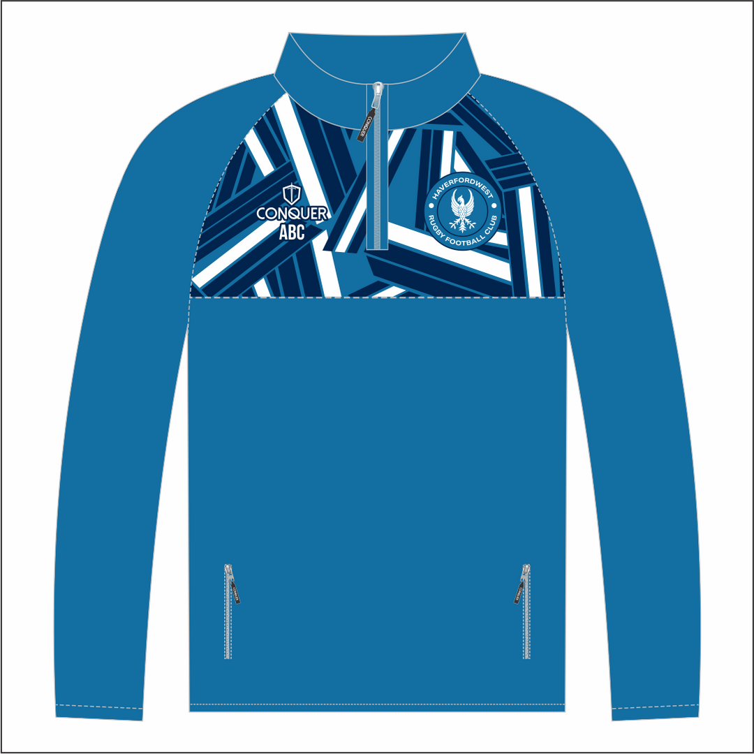 Haverfordwest RFC 1/4 Zip Midlayer