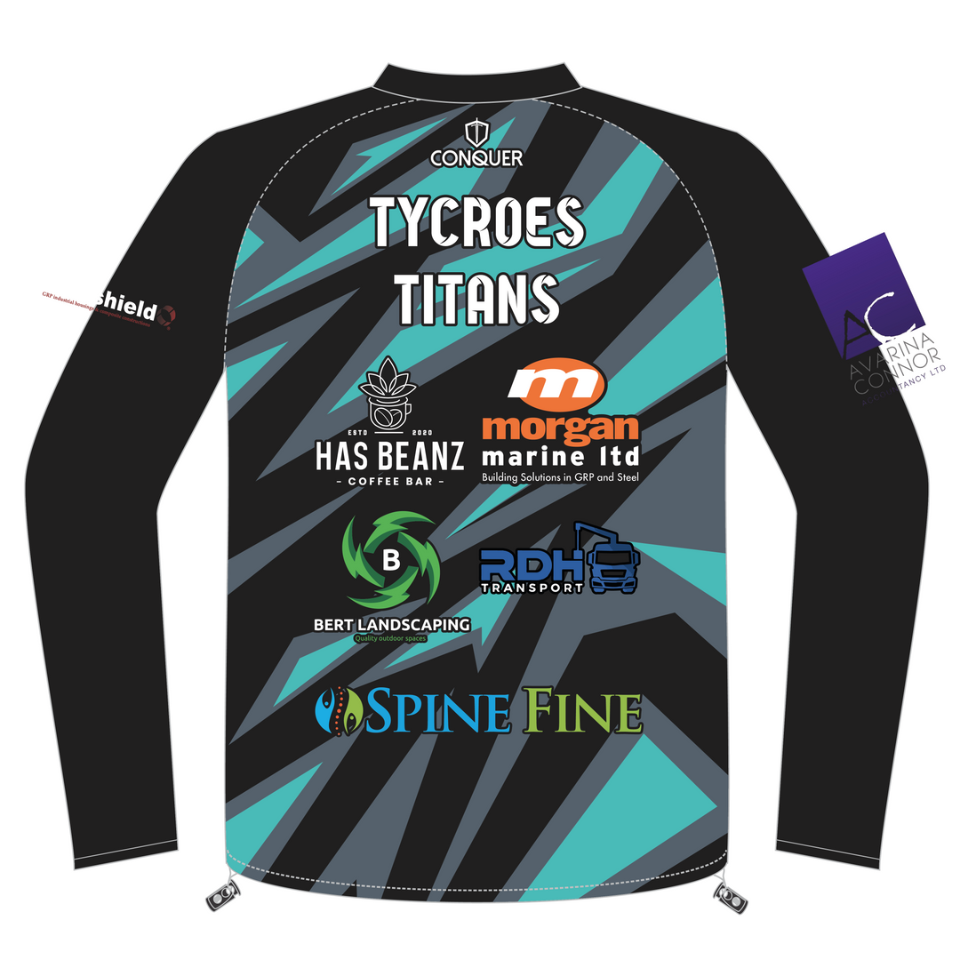 Tycroes Ladies Sublimated Windbreaker