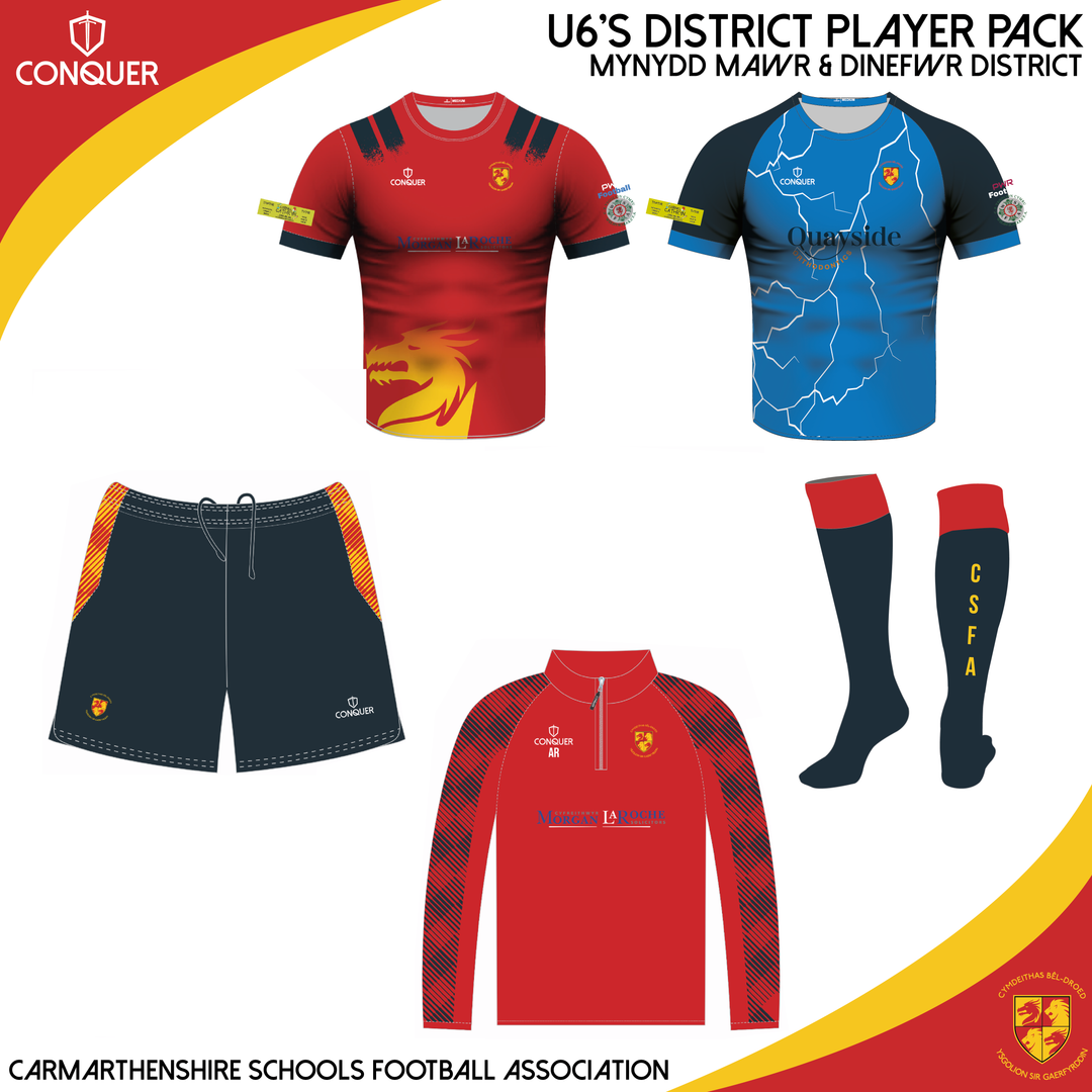 CSFA Boys U6s Outfield Myndd Mawr & Dinefwr Pack