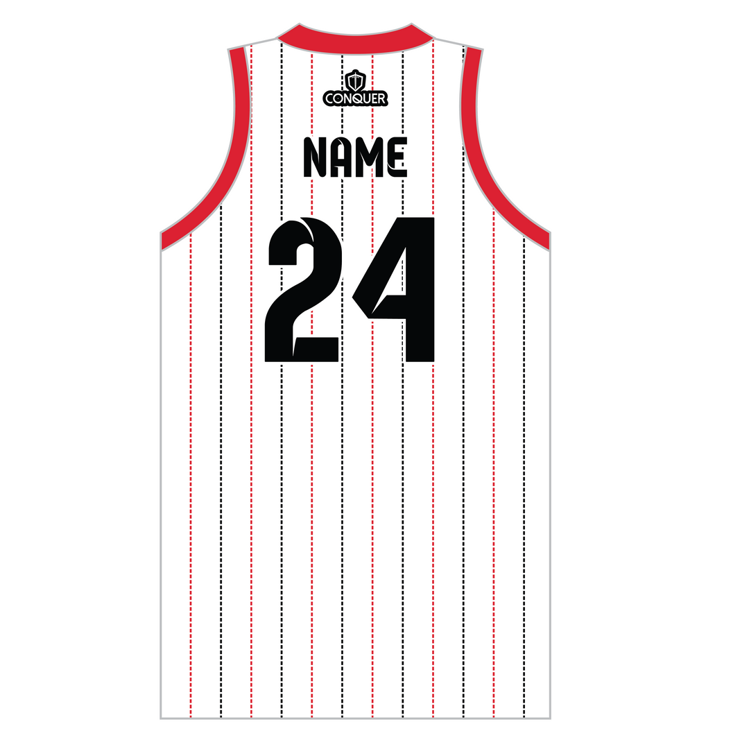 Prince Of Wales White Sublimated Basketball Vest