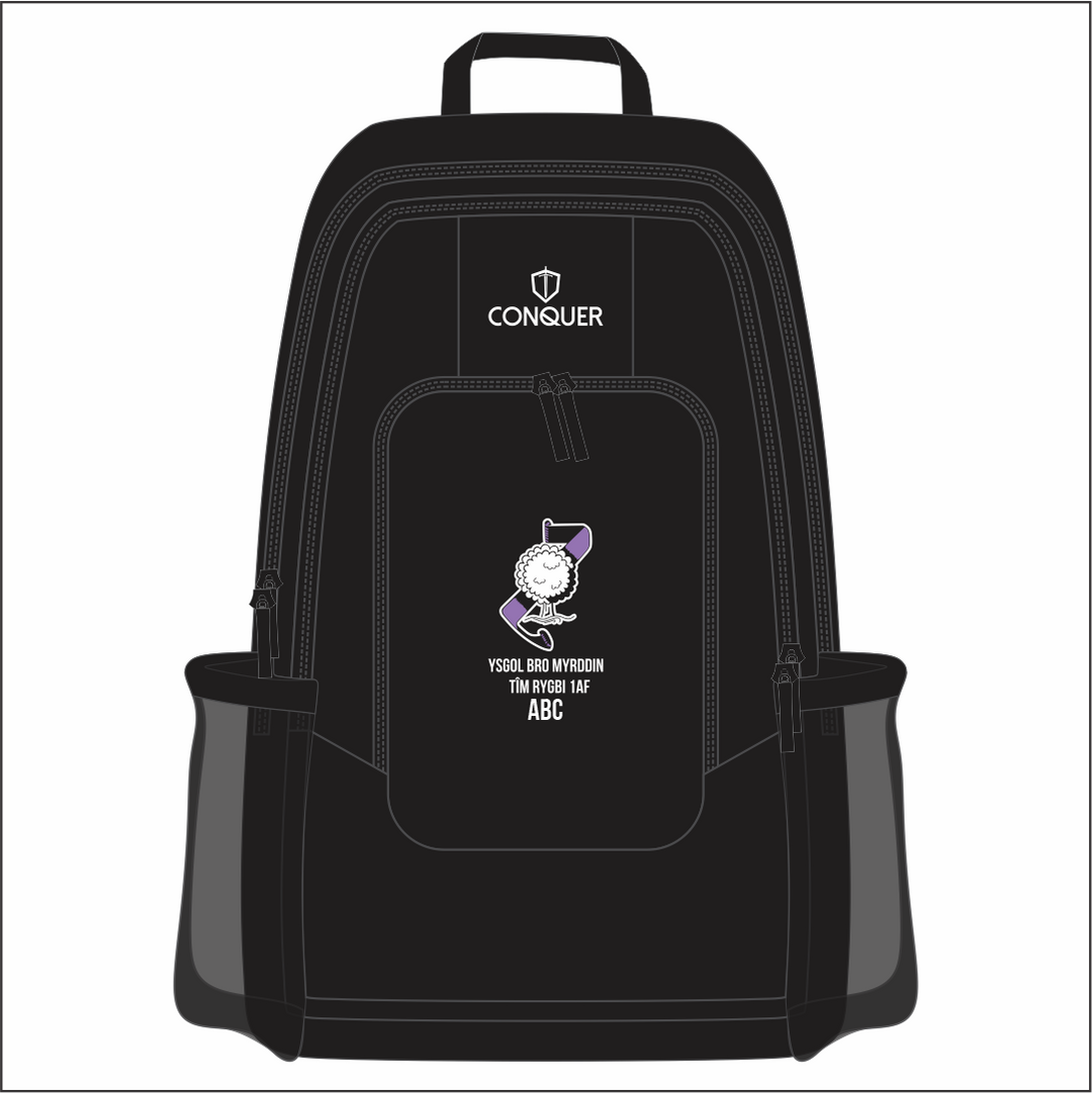 Ysgol Bro Myrddin Tim 1af rugby Shoulder Backpack