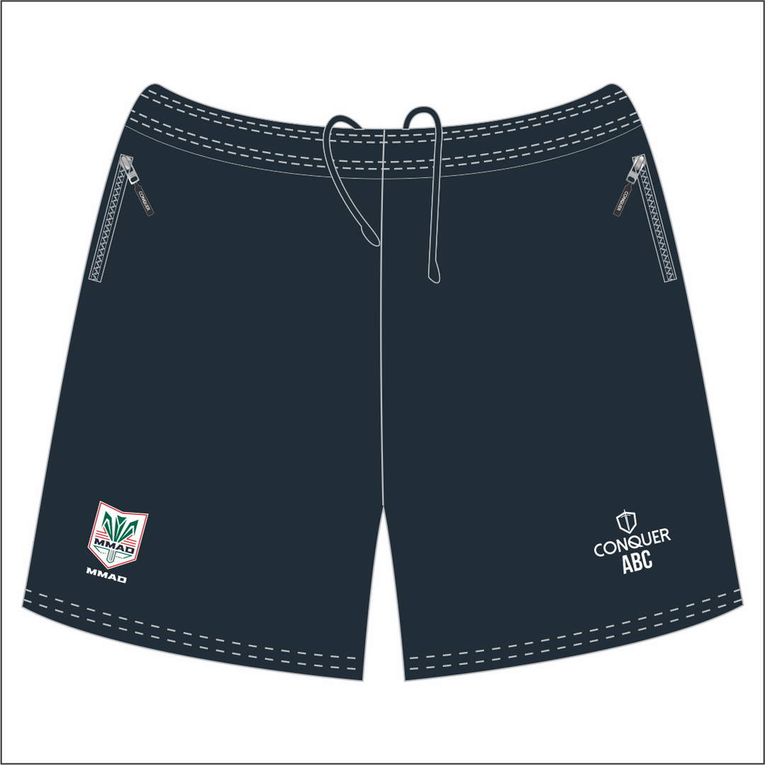 MMAD Academy Navy Travel Shorts