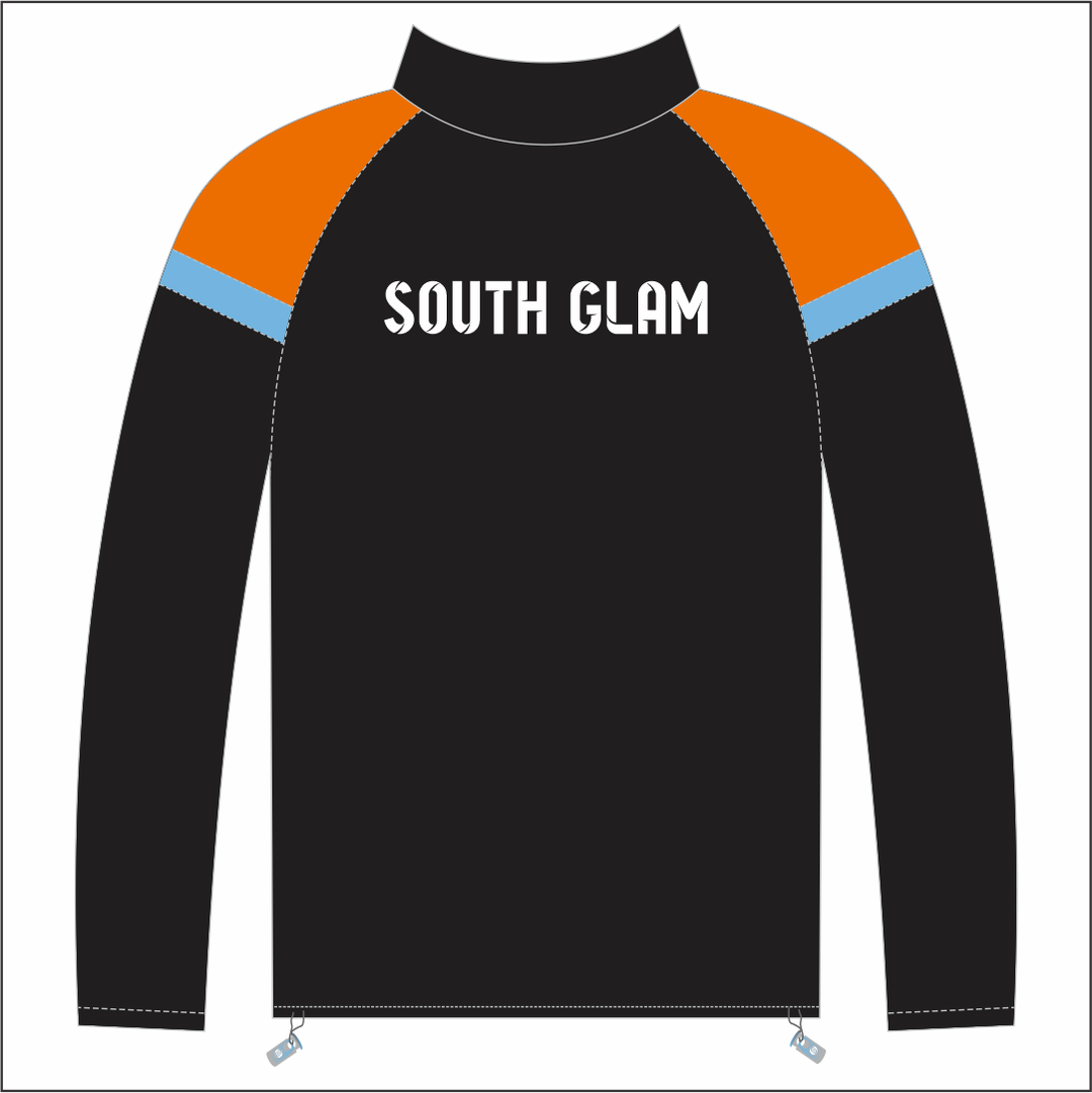 South Glam MGA 1/4 Zip Midlayer (Kids) (With back logo)