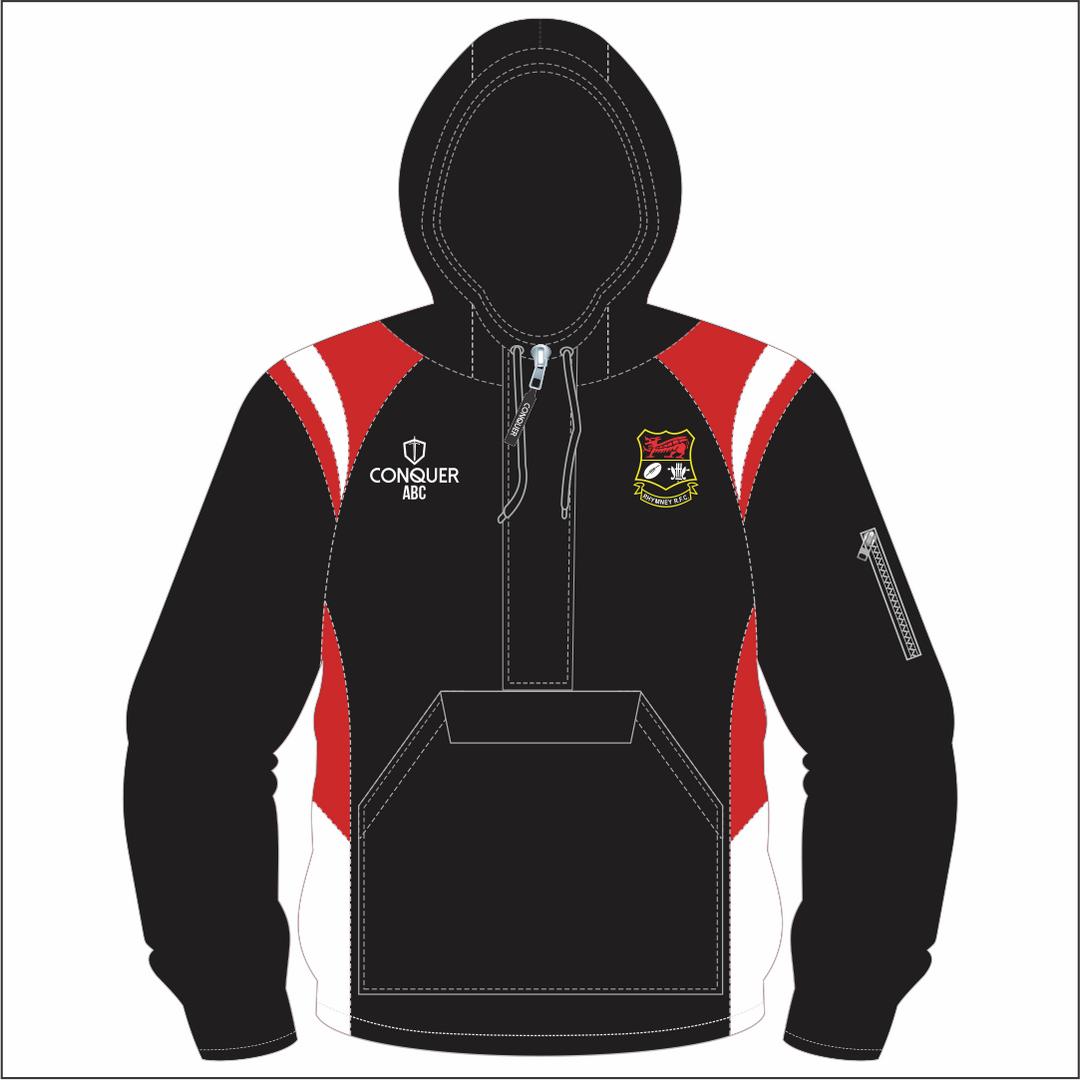 Rhymney RFC 1/4 Zip Hooded Windbreaker