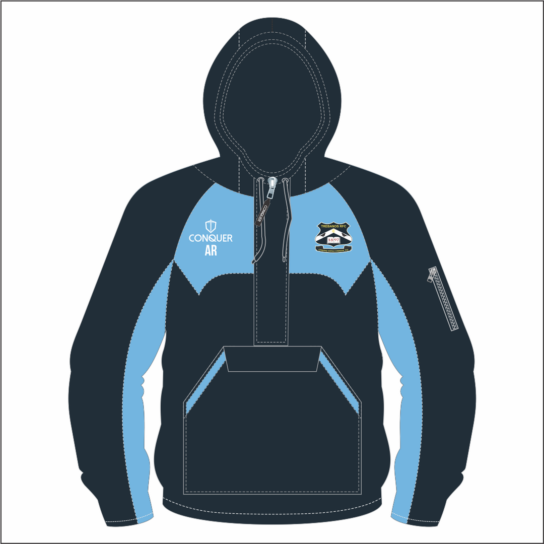 Trebanos RFC 1/4 Zip Hooded Windbreaker