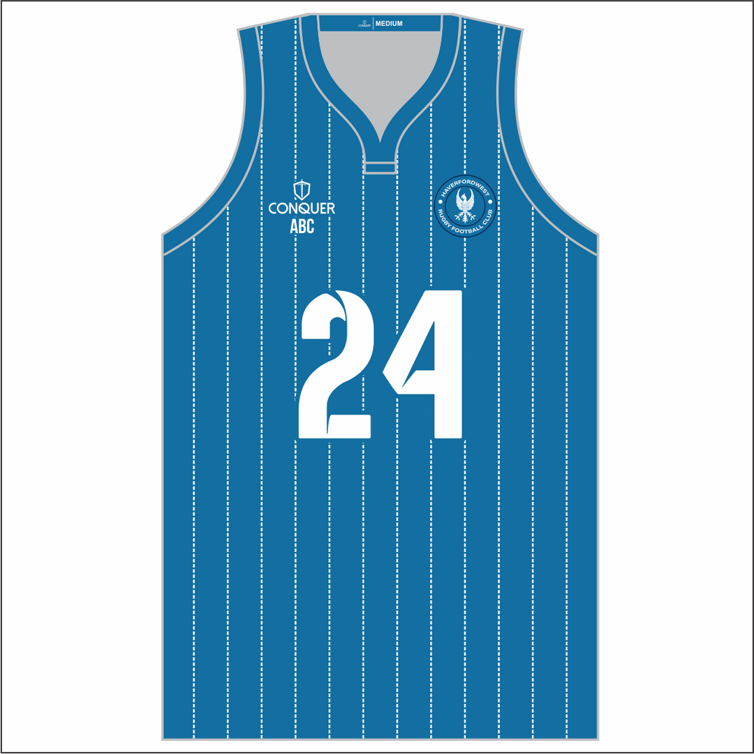 Haverfordwest RFC Sublimated Basketball Vest