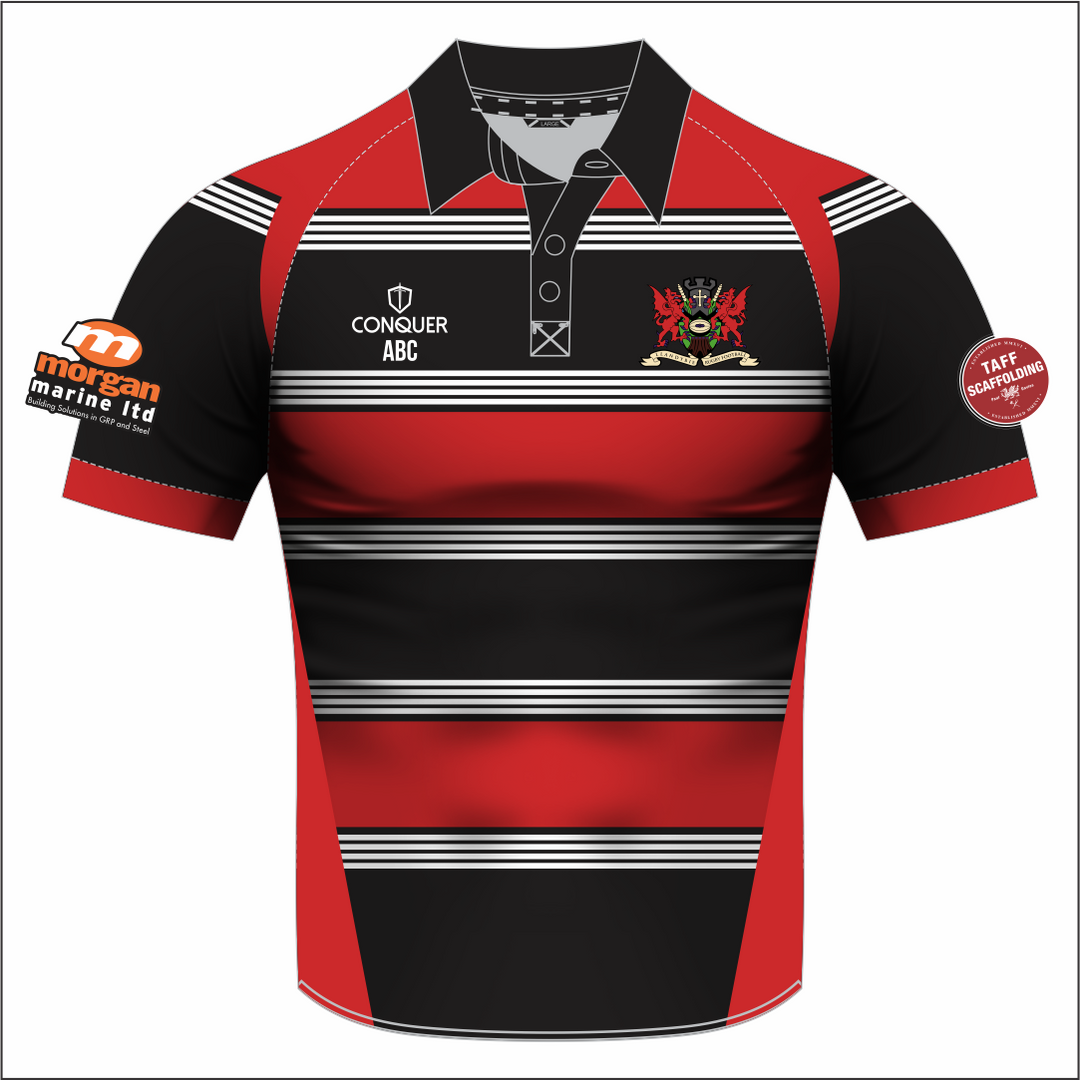 Llandybie RFC Sublimated Polo Shirt Kids