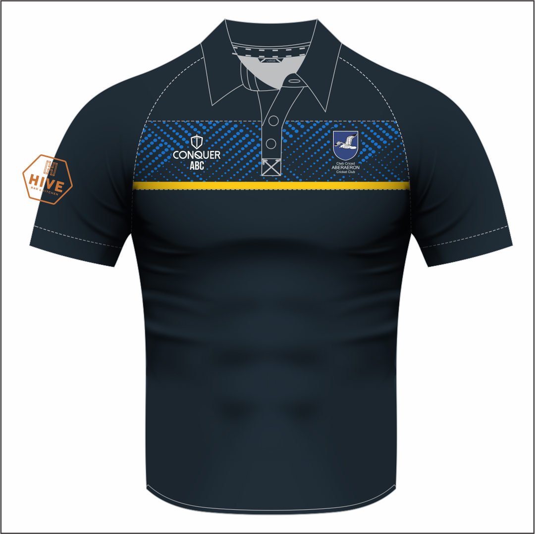 Aberaeron Cricket Sublimated Polo Shirt Kids