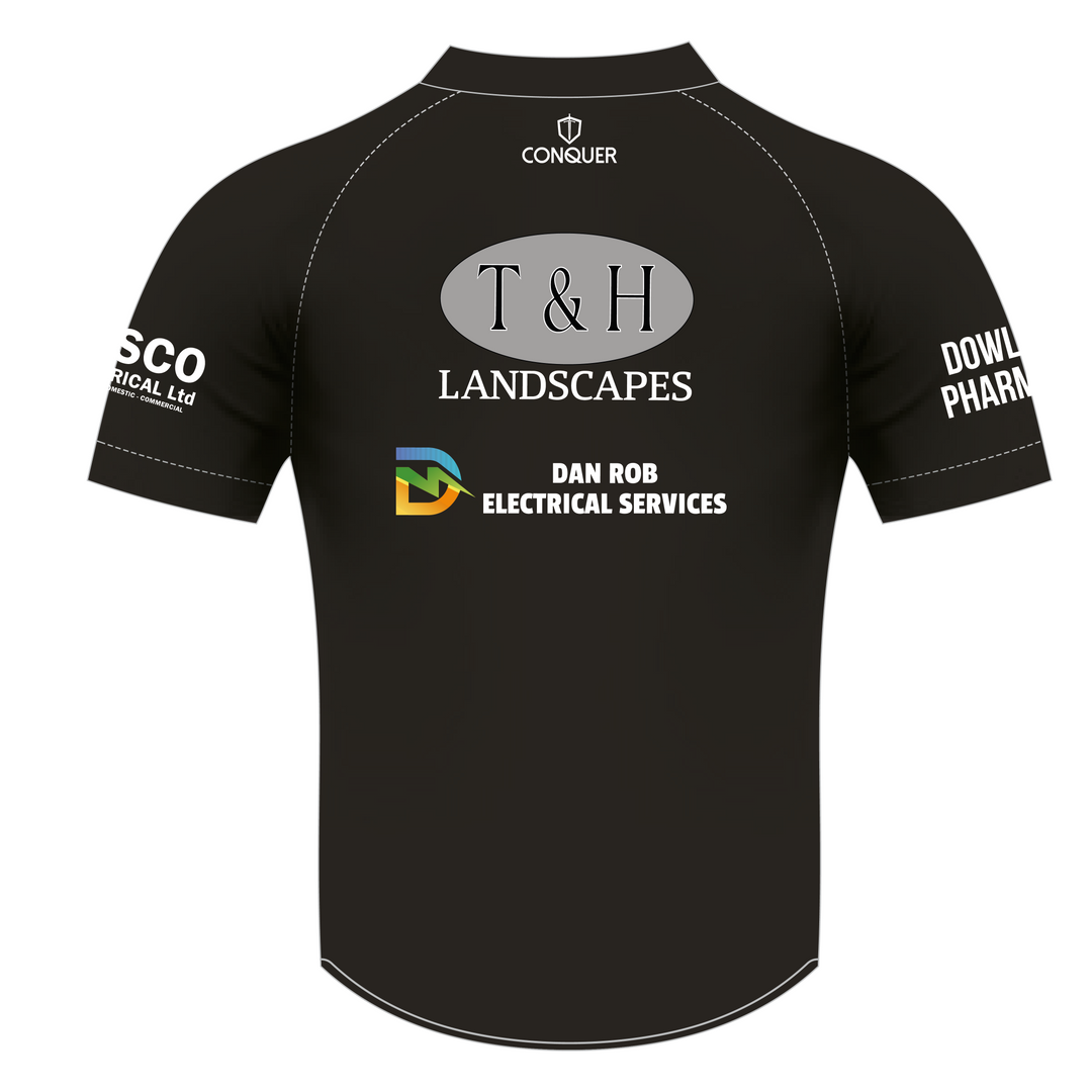 Nantyglo RFC Senior Black Sublimated Polo Shirt