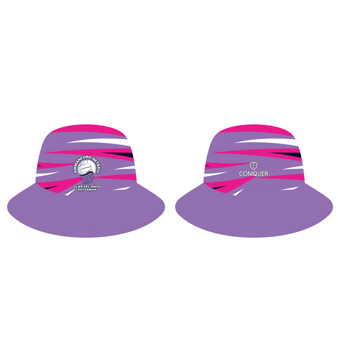 Ammanford Netball Reversible Bucket Hat (Kids)