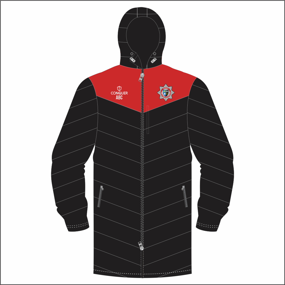 Surrey Fire And Rescue Long Puffy Jacket