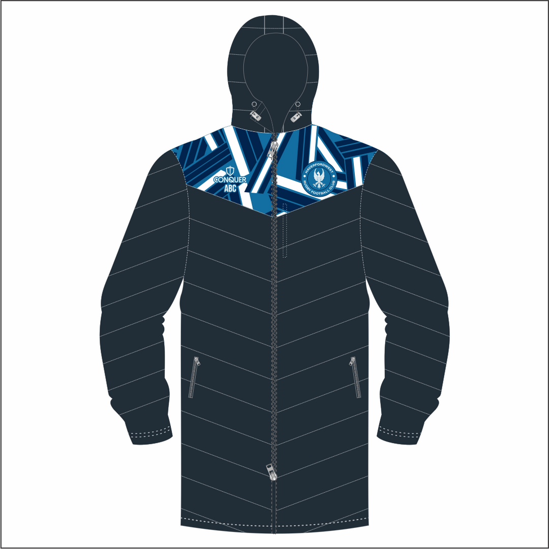 Haverfordwest RFC Long Puffy Jacket