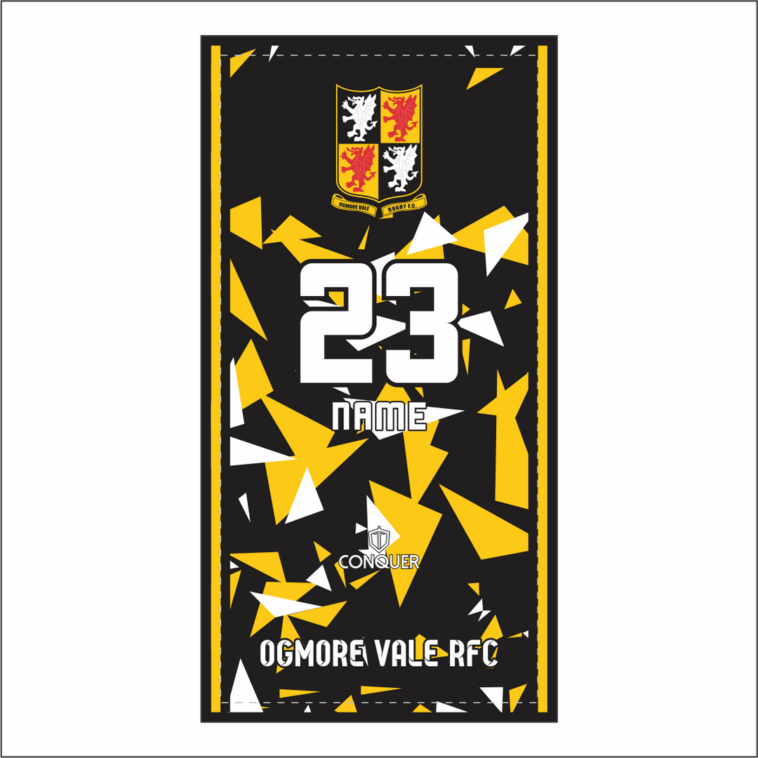 Ogmore Vale RFC Beach Towel