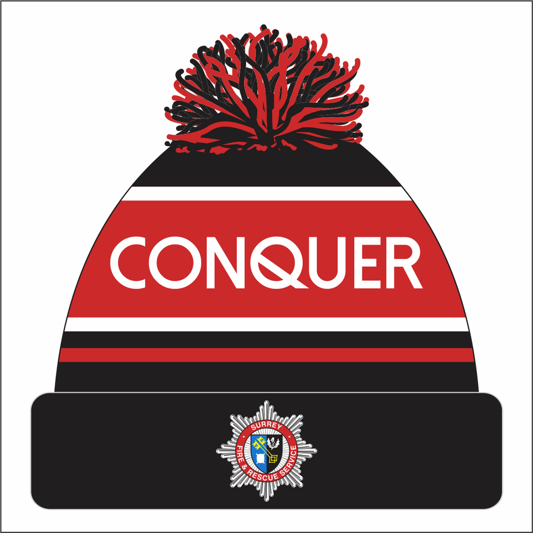 Surrey Fire And Rescue Bobble Hat