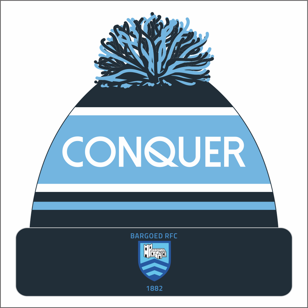 Bargoed RFC Bobble Hat (Adults)