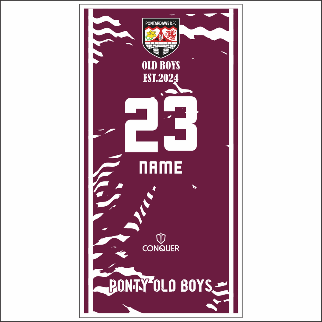 Pontardawe Old Boys Beach Towel