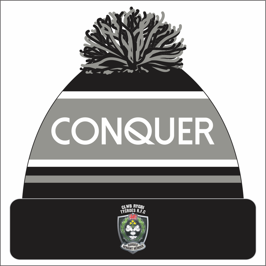 Tycroes RFC Bobble Hat (Adults)