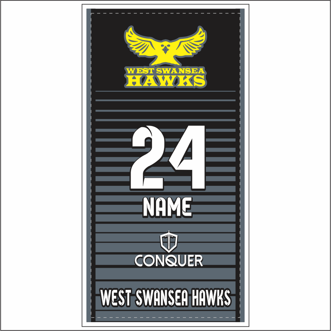 West Swansea Hawks Beach Towel