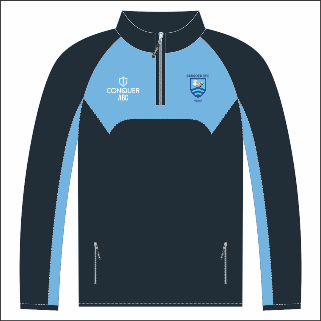 Bargoed RFC 1/4 Zip Midlayer