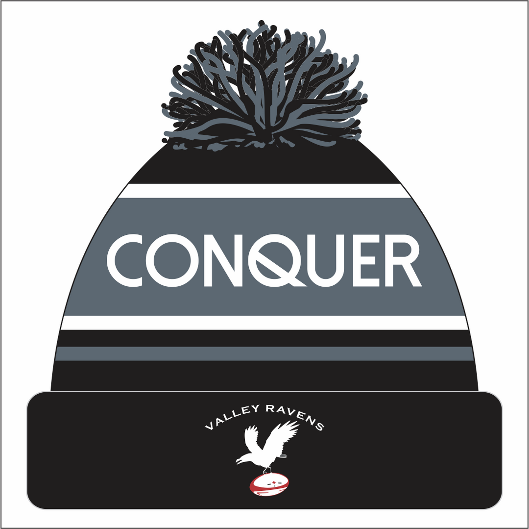 Valley Ravens RFC Bobble Hat (Adults)