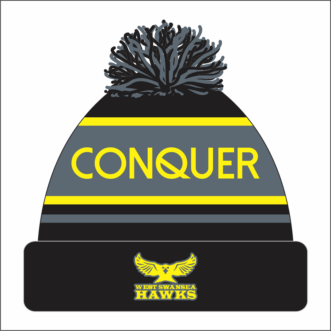 West Swansea Hawks Bobble Hat (Kids)