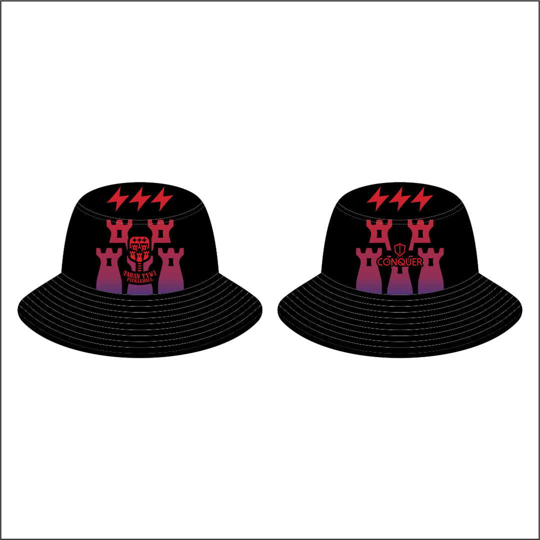 Taran Tywi Pickleball Reversible Bucket Hat Kids