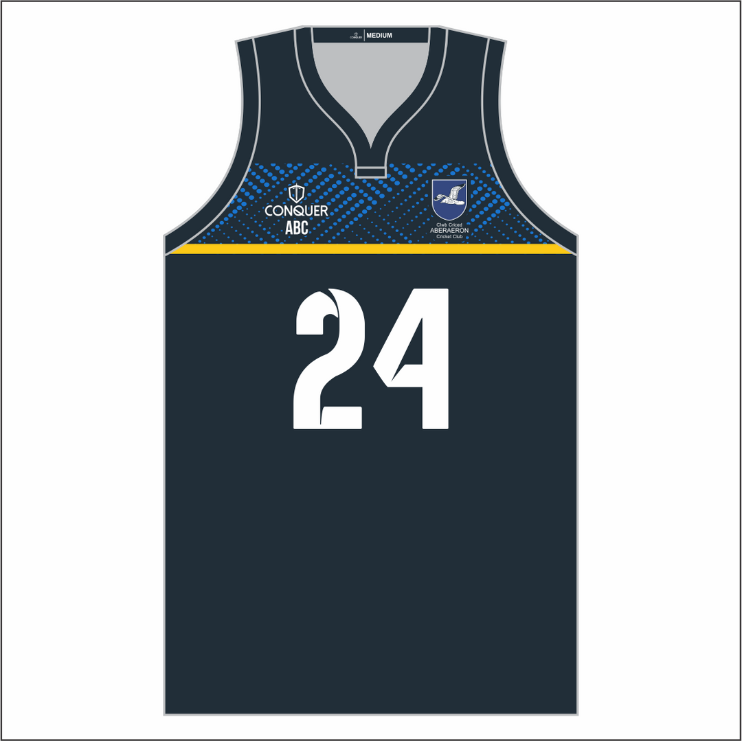 Aberaeron Cricket Sublimated Basketball Vest