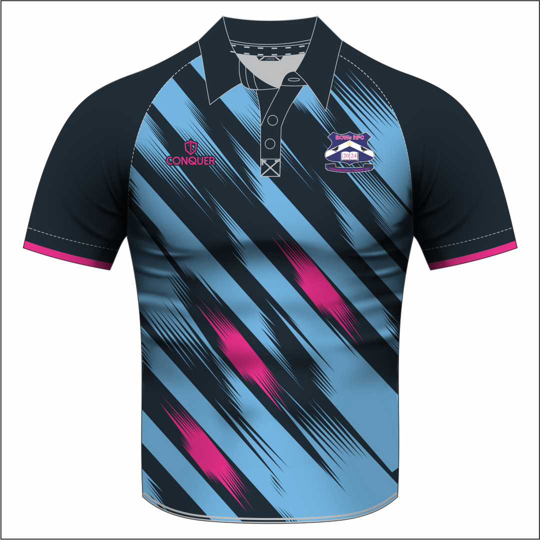 Trebanos Bows RFC Sublimated Polo Shirt