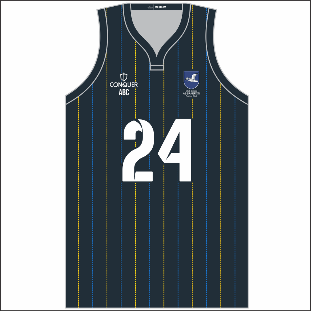 Aberaeron Cricket Sublimated Basketball Vest Kids