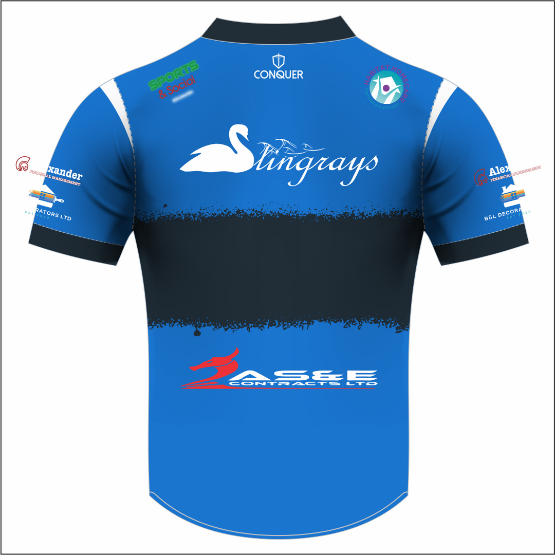 Swansea Stingrays Sublimated Polo Shirt Kids