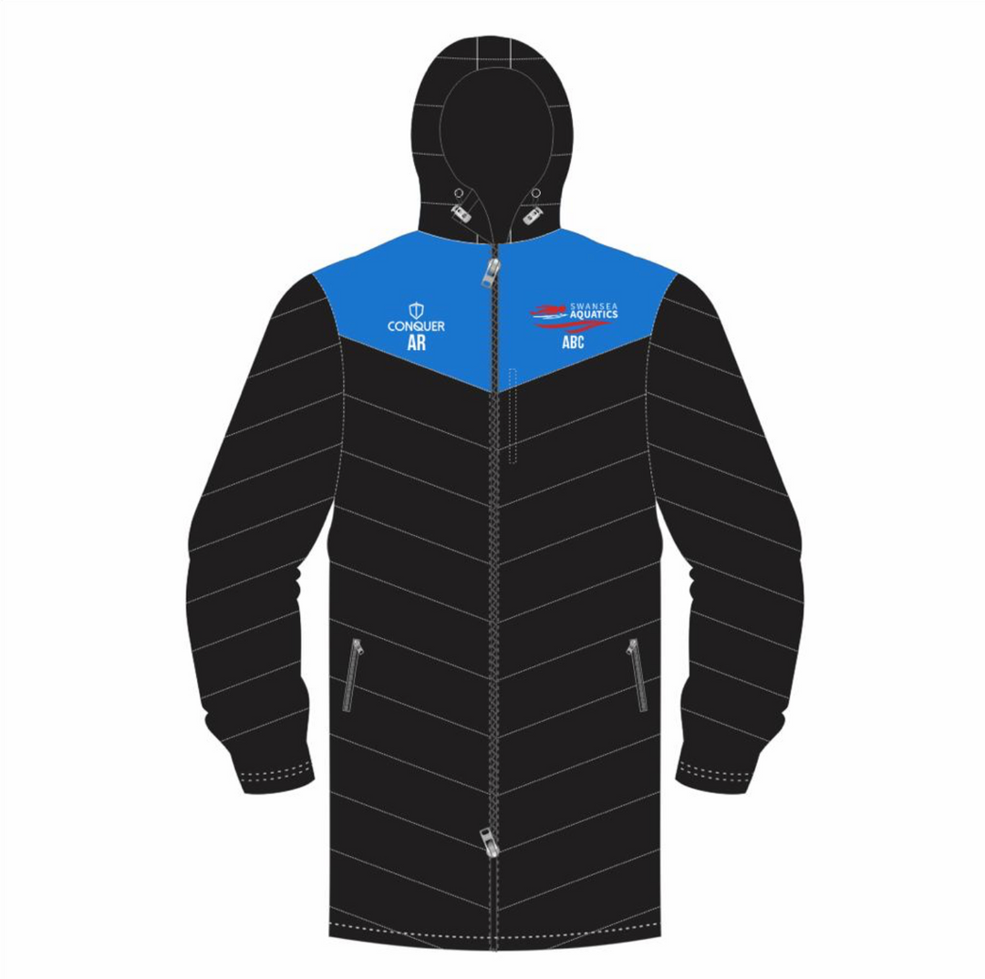 Swansea Aquatics Long Puffy Jacket