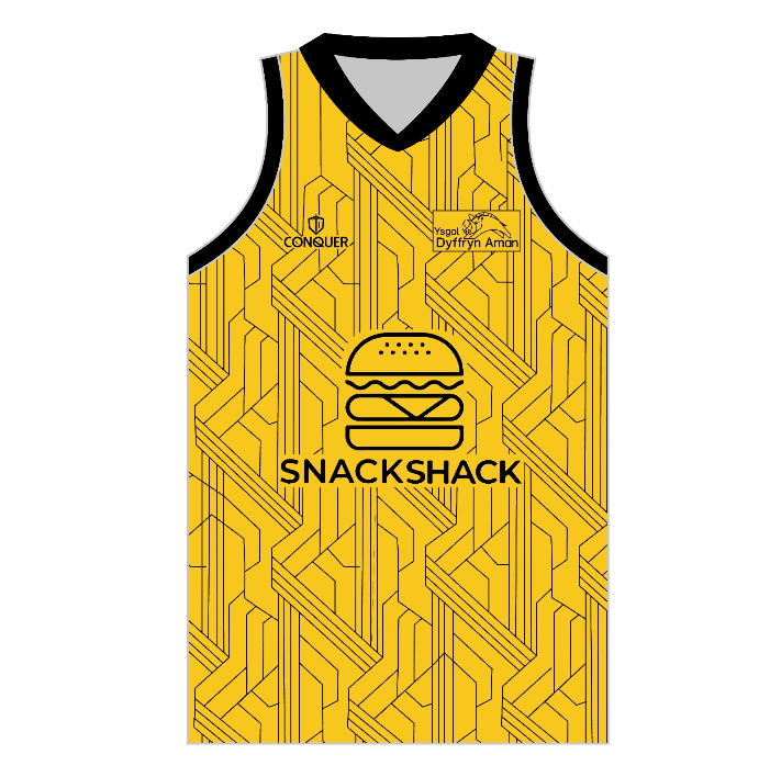 YDA Rugby Academy Basketball Vest Yellow