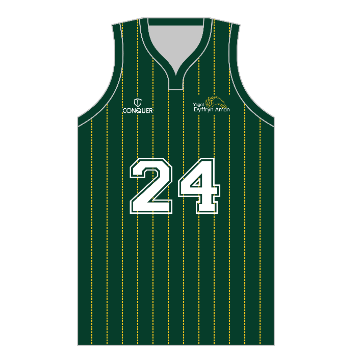 YDA Rugby Academy Basketball Vest Green