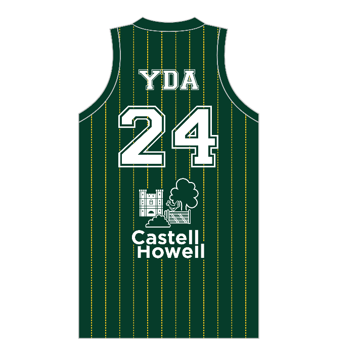 YDA Rugby Academy Basketball Vest Green