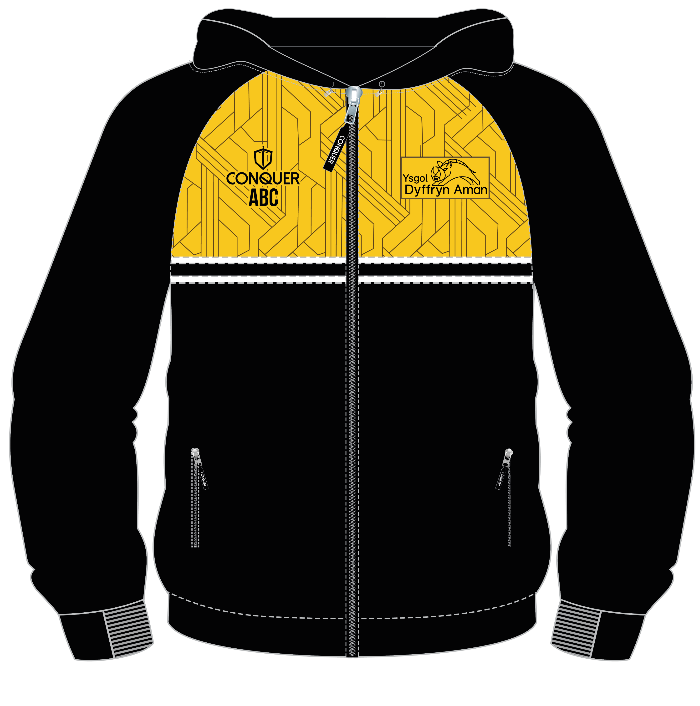 YDA Sublimated FZ Fleece Hoodie